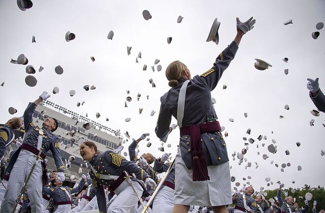 Military service academy graduation