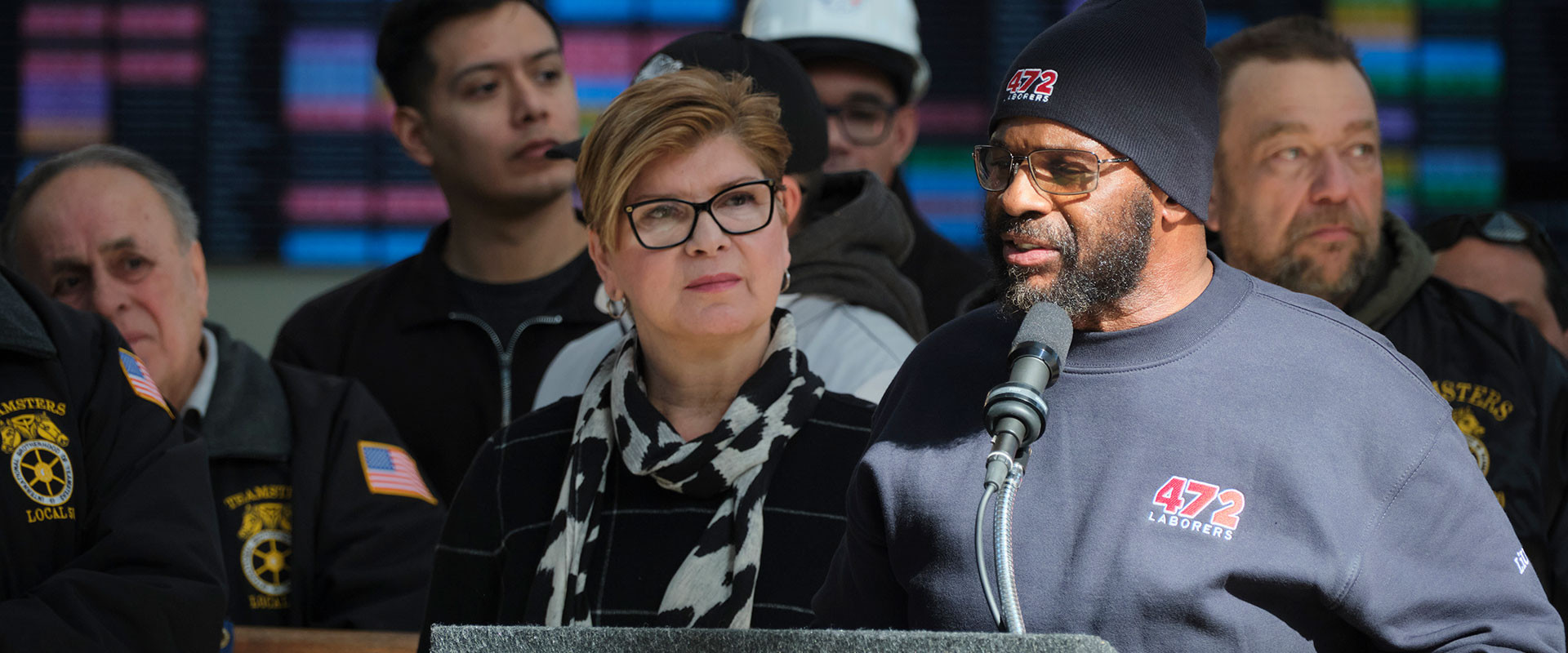 Congresswoman Pou with reps for 472 Laborers